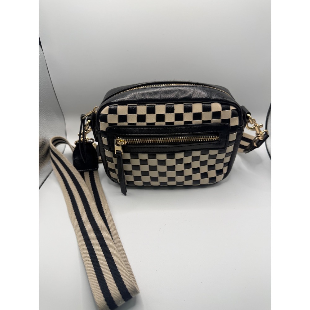 Universal Thread purse Bag Women Small Black Excellent Checkered Crossbody